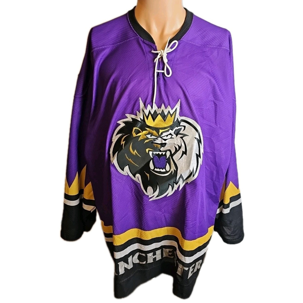 AHL Manchester Monarchs Hockey Jersey Adult Size XL Reebok CCM Made In Canada